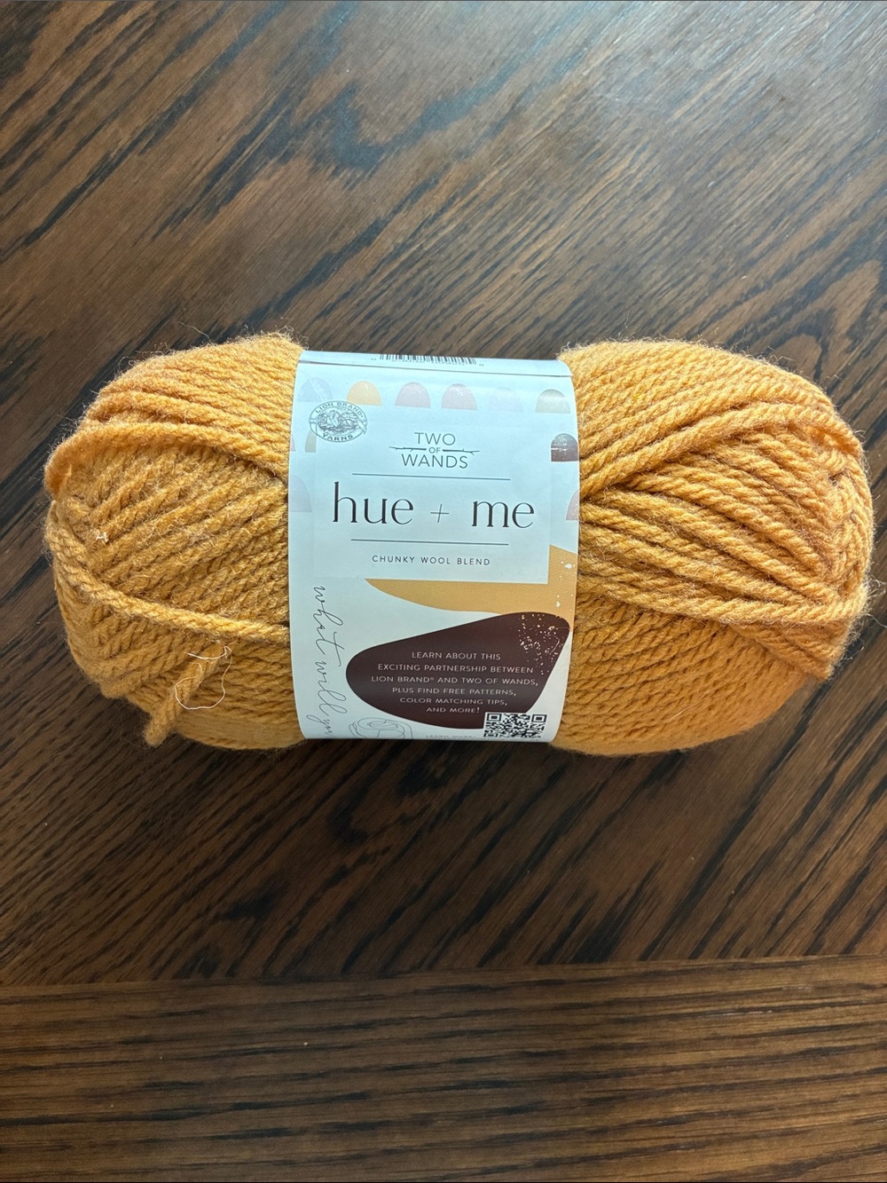 Hue + Me Chunky Wool Blend Yarn — Mustard